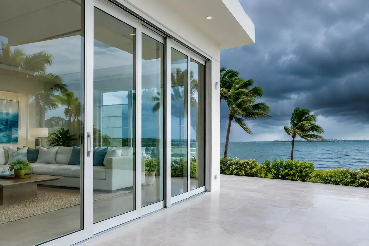 Sliding Glass Doors Built for South Florida Storms